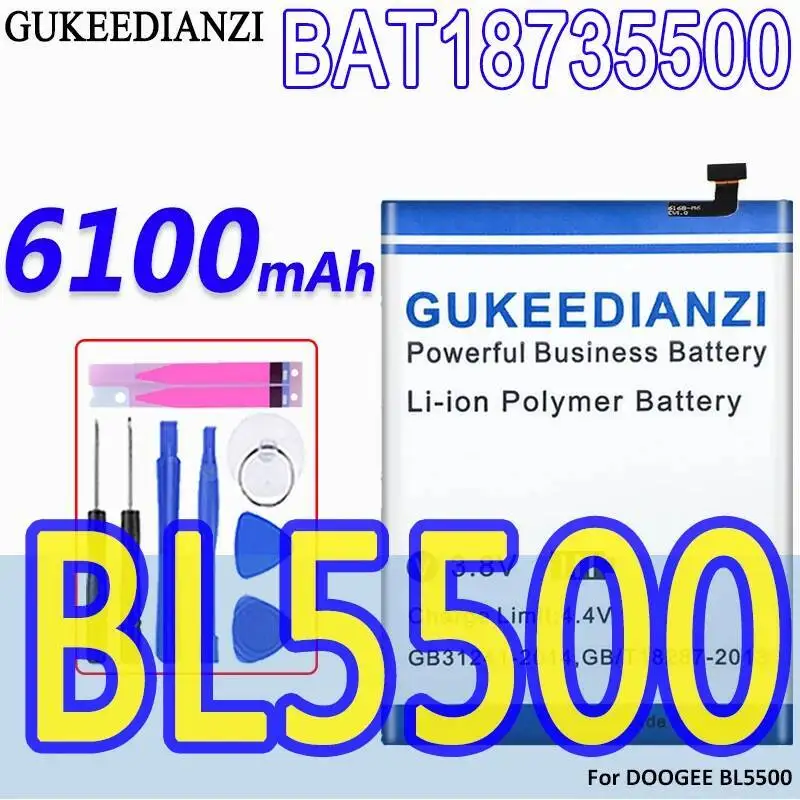 

Mobile Phone Battery BAT18735500 Fast Charging For Doogee BL5500 6100Mah