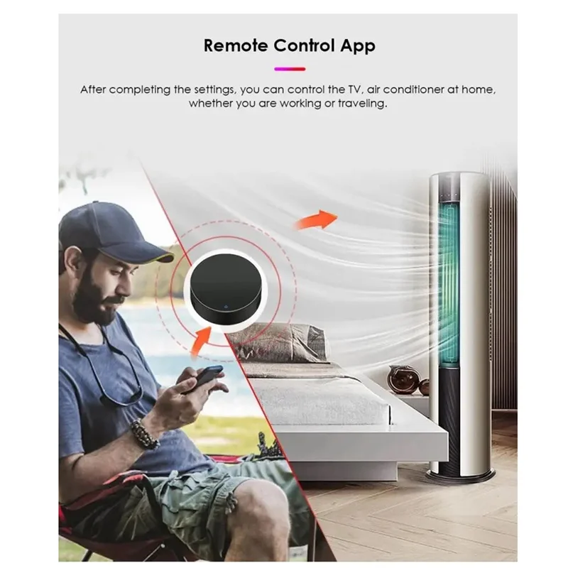 

SB-Tuya Wifi Smart IR Remote Control With Smart Life Home Remote For Air Conditioner TV DVD Alexa Durable Easy To Use