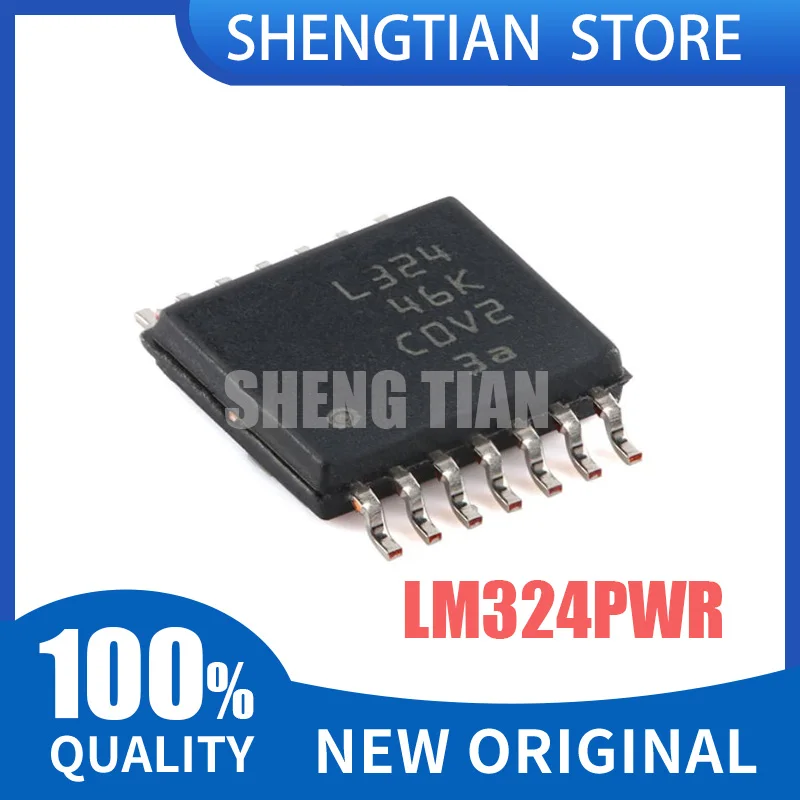 10pcs/lot LM324PWR L324A LM324 L324 TSSOP14 new original In Stock
