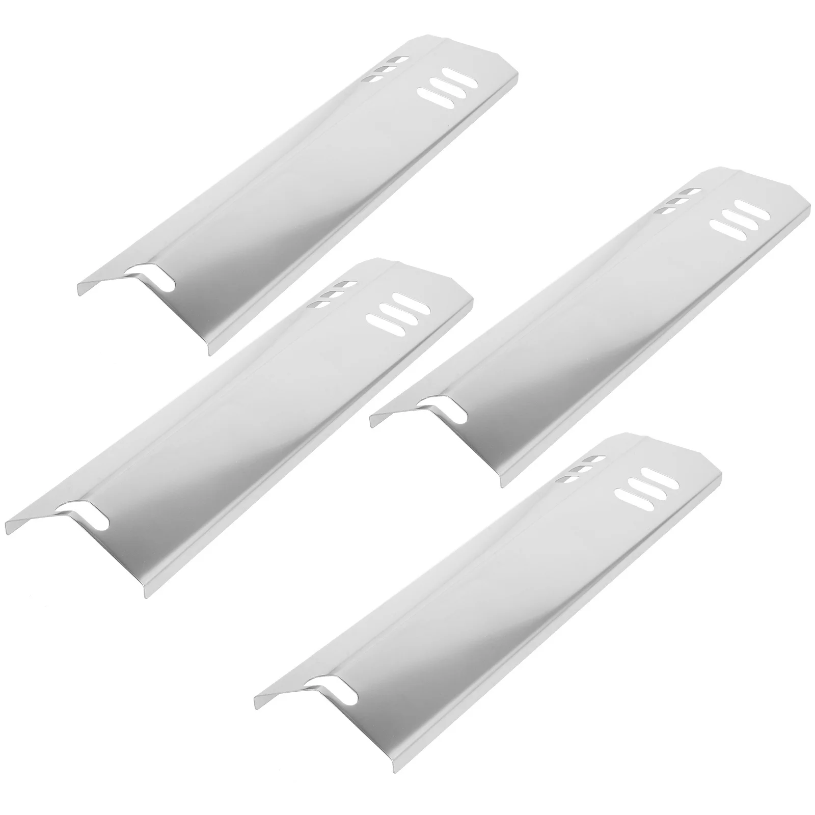 

4 шт. пластины из нержавеющей стали для газового гриля, прочные запасные части для горелки для барбекю, регулируемые нагревательные палатки,