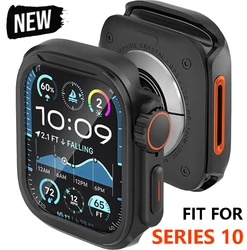 Metal Case for Apple Watch Series 10 46mm 42mm Protector Case Aluminum Cover Bumper Frame for IWatch Series 10 Change To Ultra