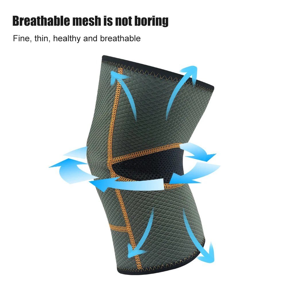 Ginocchiera sportiva con cuscinetti in Gel per rotula, supporto per compressione del ginocchio, corsa, sollevamento pesi, sollievo dal dolore