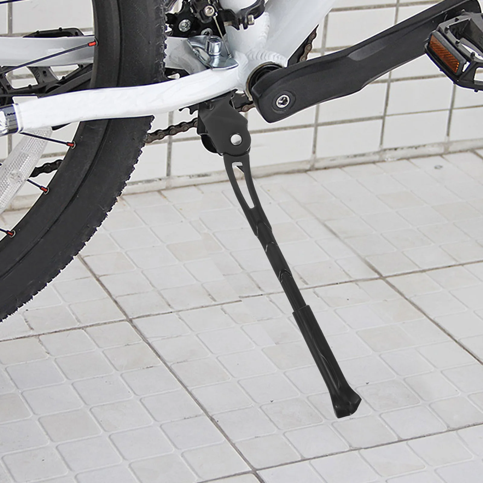 

1Set Bike Kickstand Aluminum Alloy Lightweight Stable Wear-Resistant Easy to Use Quick Release Bicycle Kickstand for Mountain