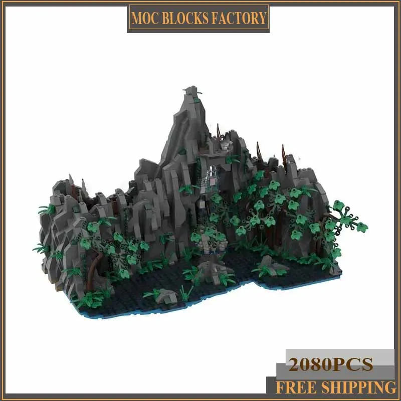 Magical Rings Movie Model Moc Building Bricks Forbidden Pool Technology Modular Blocks Gifts Christmas Toys DIY Sets Assembly