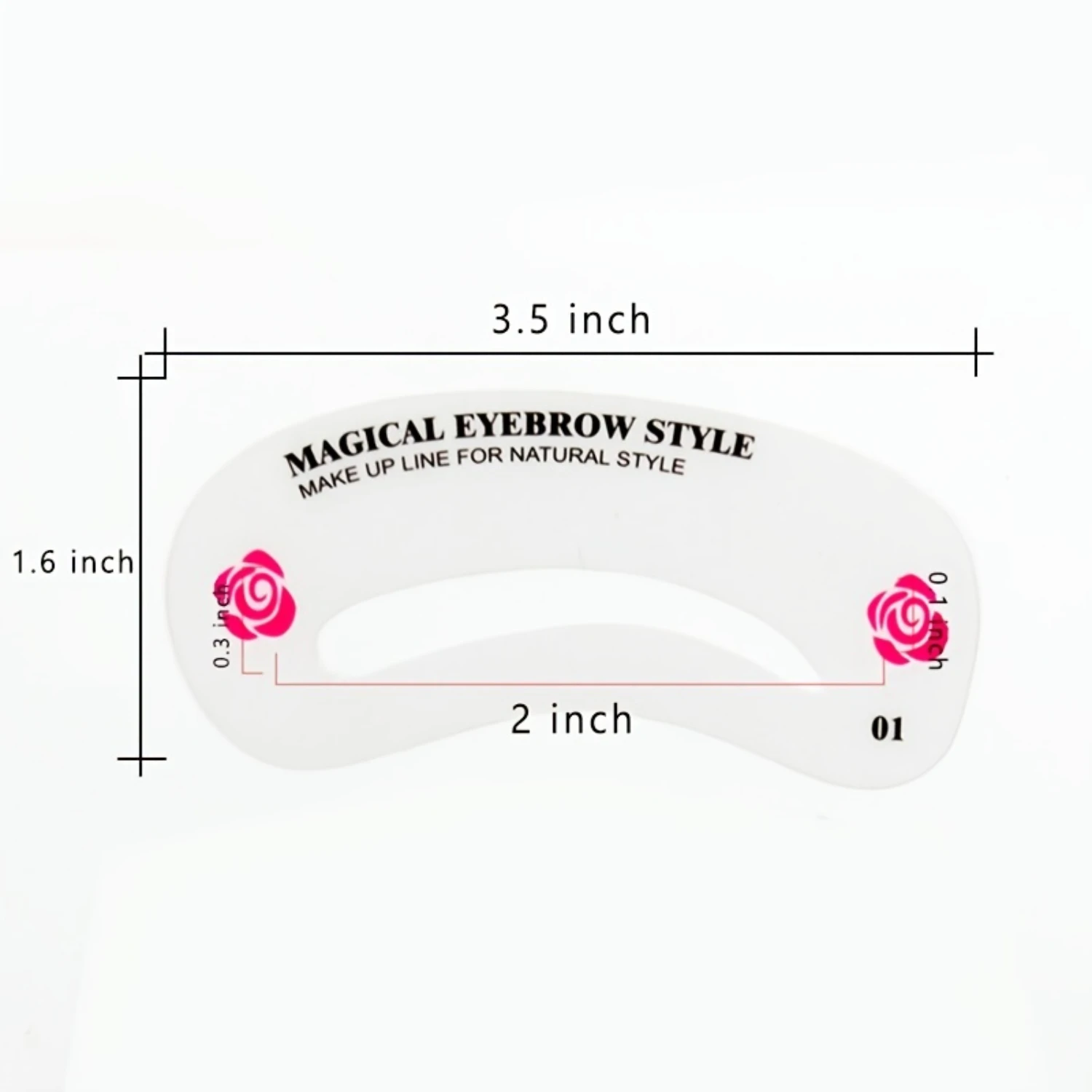 Modello per sopracciglia 24 Modello Trucco Modello per sopracciglia Trucco Strumento di bellezza Stencil per sopracciglia Set da 24 fogli