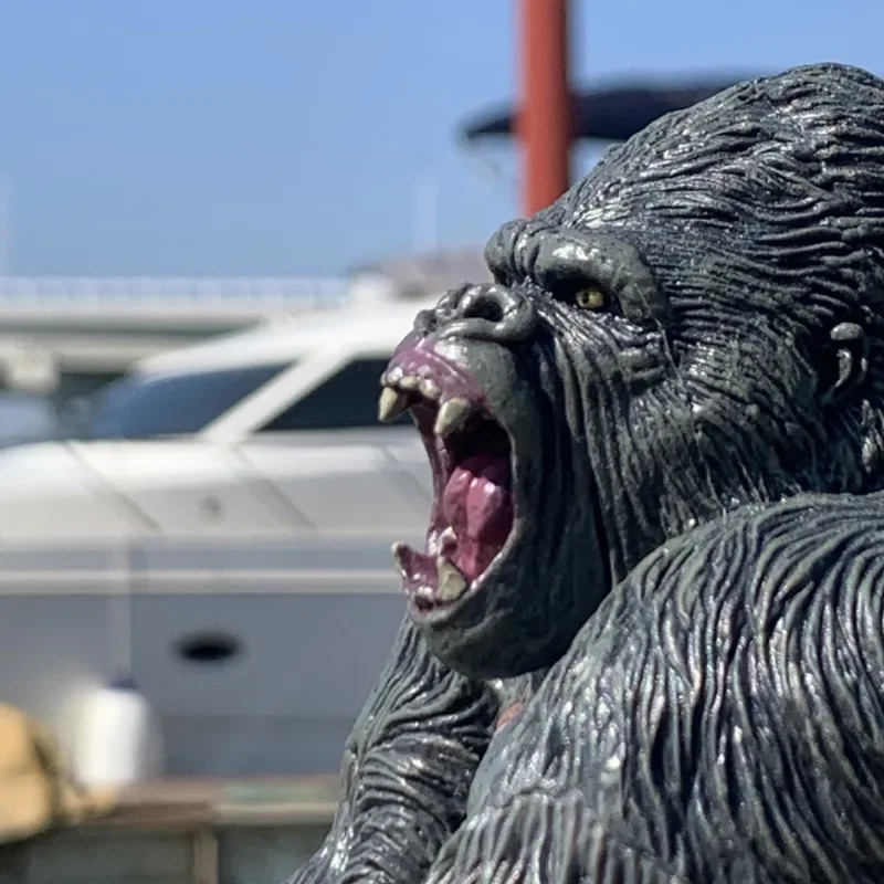 15cm Godzilla Vs Kong Skull Island King Kong Gorilla Model Toys Collect Decorative Figurines Ornaments Birthday Gifts