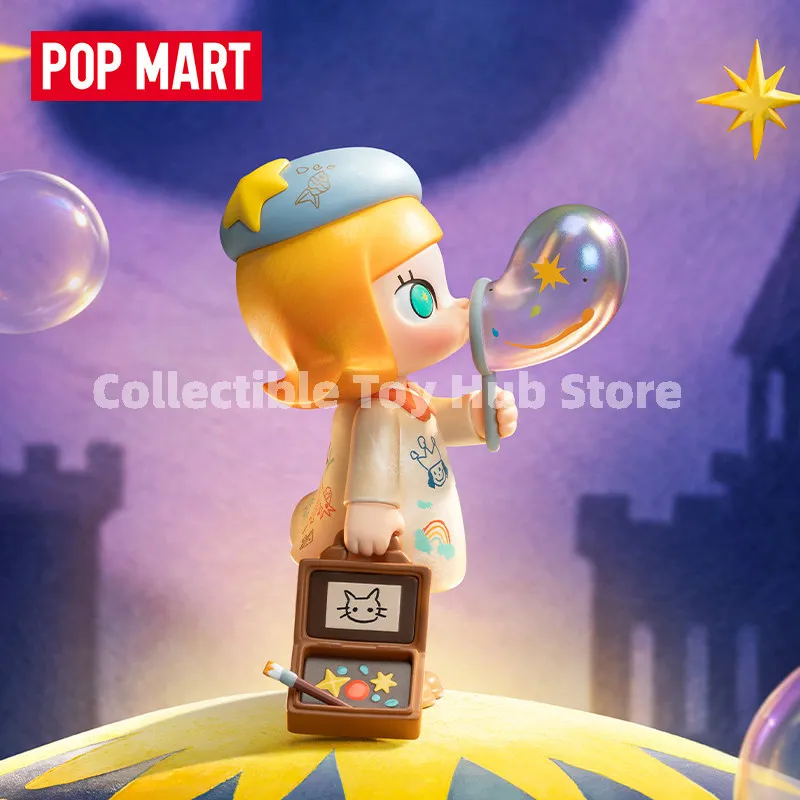 Genuine Pop Mart Hirono Dino Plush Pendant Molly Dream‑Chasing Bubble Figurine Trendy Collectible Doll Cute Gift Molly Art Toy view 4
