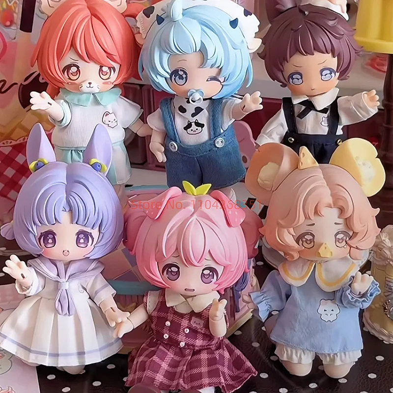 

Подлинная серия Come4free Bonnie Dessert для детского сада, слепая коробка 1/12 Bjd, фигурки, подвижные суставы, милая модель, коллекция игрушек