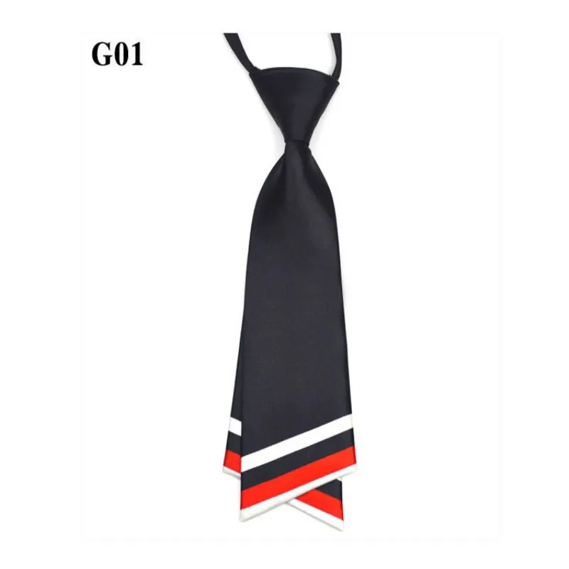 

Ikepeibao Women Student Candy Color Black College Cravat Pre-tied Tie Double Layers Free Shipping