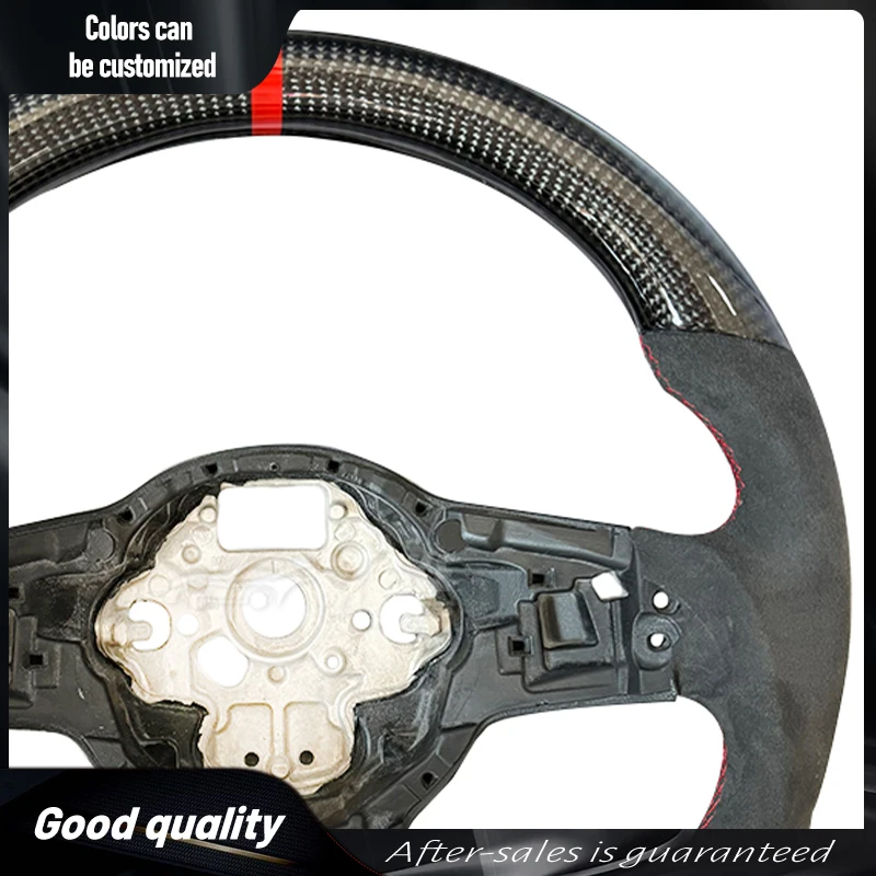 Carbon Fiber Steering Wheel Suitable For Vw Golf 7, 7.5, GTI, Mk7, Can Be Equipped With Carbon Fiber Frame,Car Accessories