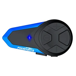 Fodsports BT-S3 domofon do kasku motocyklowego 1000M bezprzewodowy zestaw słuchawkowy Bluetooth wodoodporny interphone BT intercomunicador moto FM