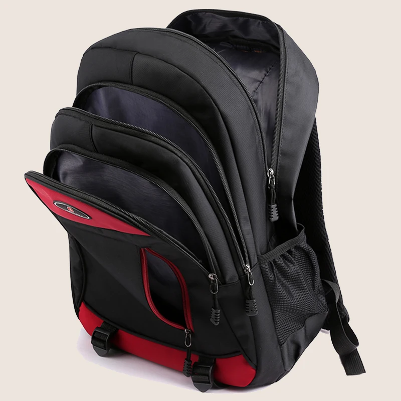 Mens Stylish Casual Backpack - Large Capacity, Laptop Compartment, Durable for School, Work & Travel - Comfortable Shoulder Stra