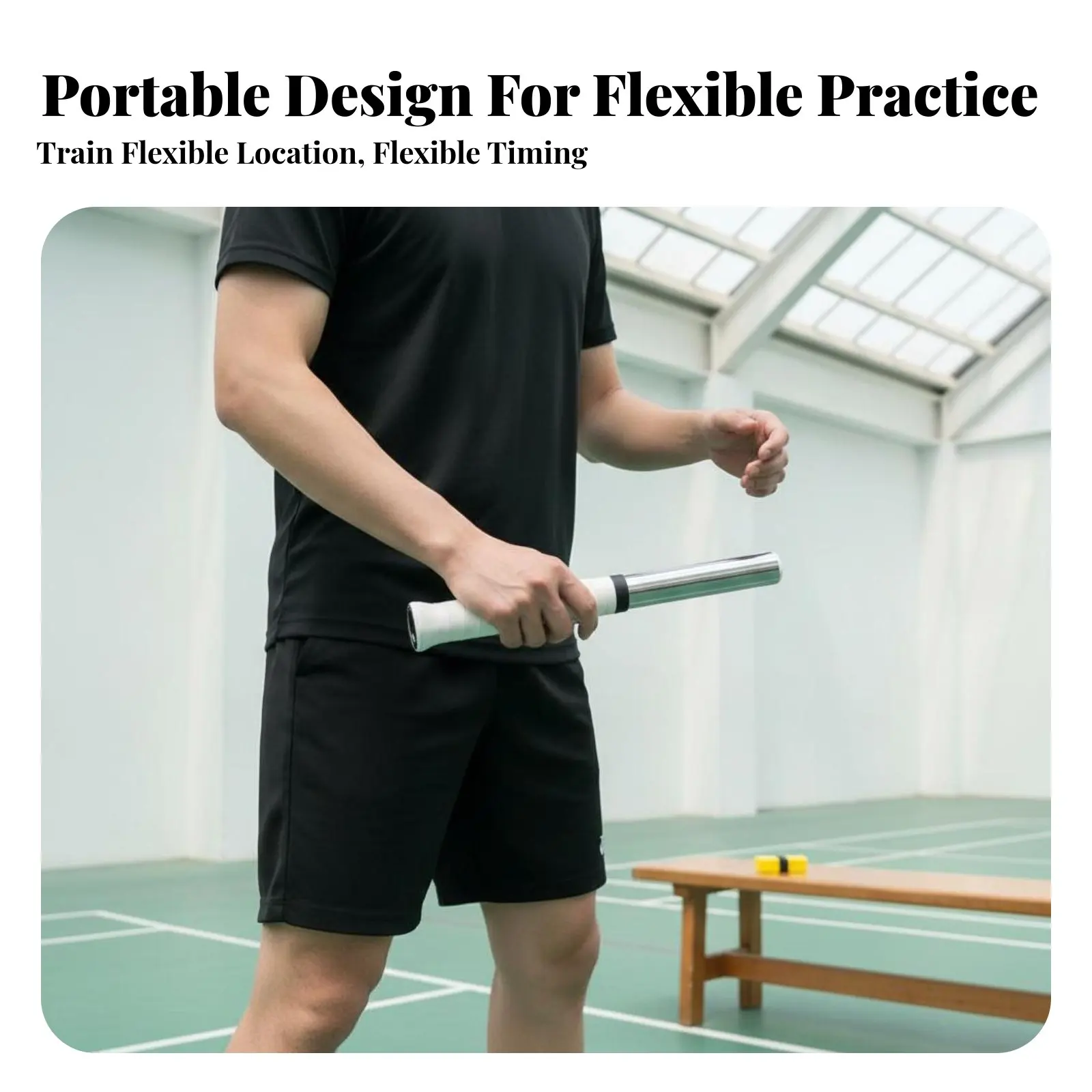 

Тренажер для бадминтона: улучшение отработки отскока и удара, портативный, долговечный, для игроков среднего уровня