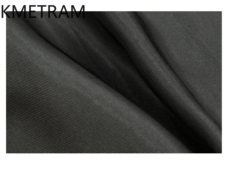 سترة KMETRAM 100% من جلد الغنم الطبيعي من جلد الغزال ملابس نسائية أنيقة على الموضة 2025 معاطف أصلية للخريف متوسطة الطول