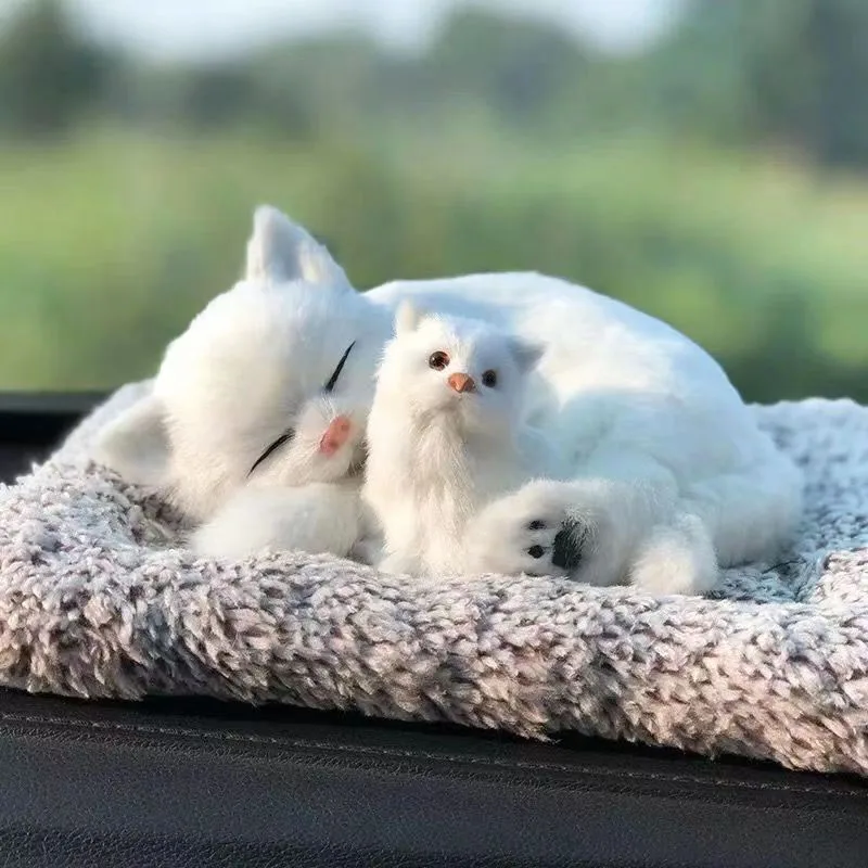 Car Ornaments Simulation Cute Pet Cat Dog Activated Bamboo Charcoal Package In Addition To Formaldehyde Car Interior Accessories