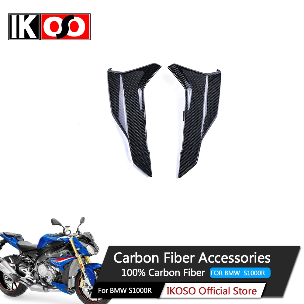 For BMW S1000R 2021 2022 2023 Pure 3K Carbon Fiber Rear Tail Left and Right Panels Fairing Motorcycle Modification Accessories