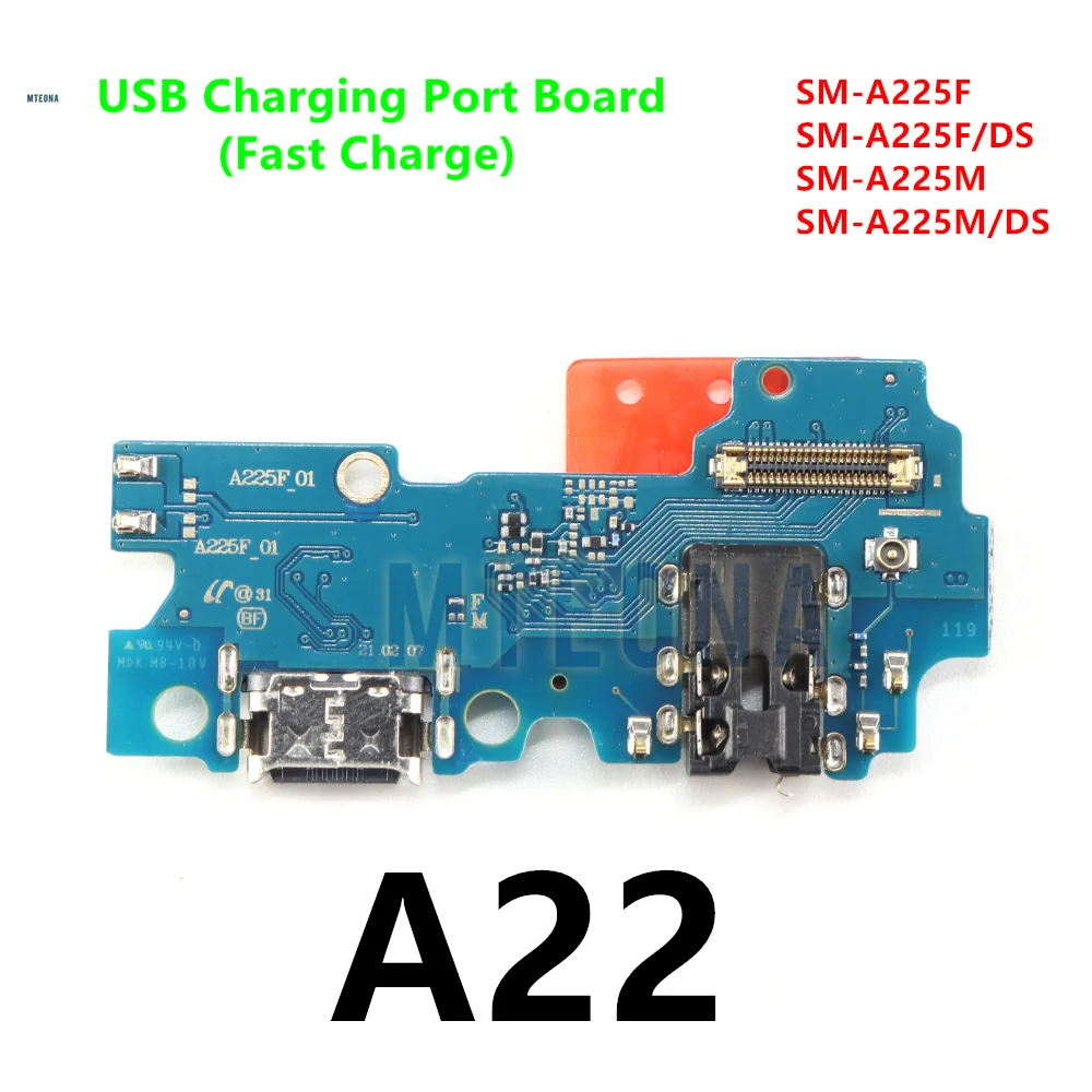 Charging Port USB Dock Flex Cable For Samsung A12 A22 A32 A42 A52 A52S A72 4G 5G A525F A725F A325F A125F A326B Dock Board