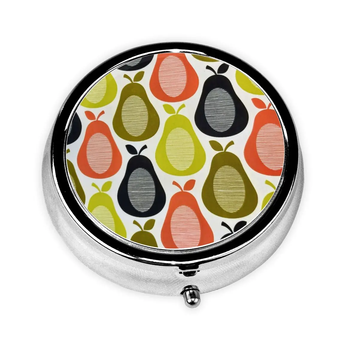 

Kiely Orla Floral Travel Round Pills Organizer Scandinavian Medicine Box Pill Box Splitters Storage Box for Pockets Purse