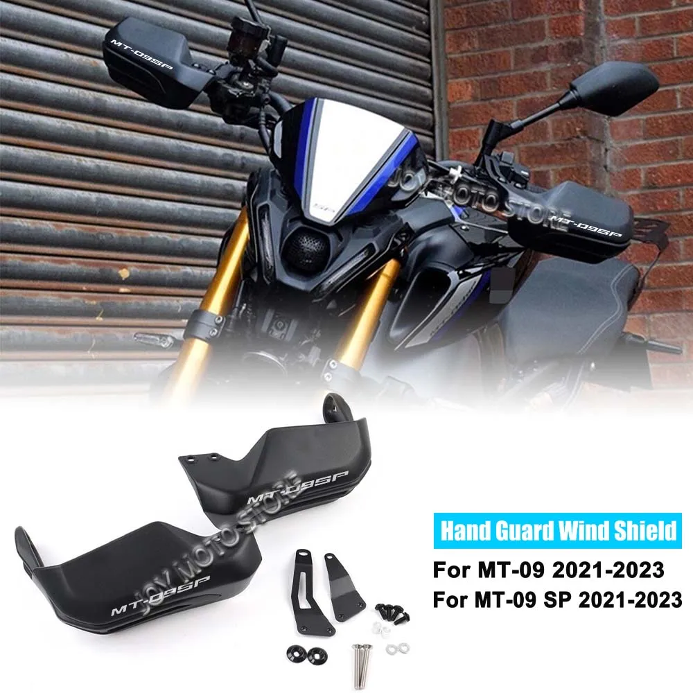 

For MT09 MT09SP 2021-2023 Motorcycle Hand Guards Wind Deflector Handlebar Protector