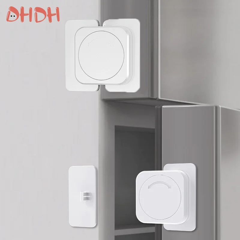 1-10Pcs Child Baby Safety Lock Multifunctional For Oven Microwave Cabinet Drawer Cupboard Refrigerator Furniture Children Safety