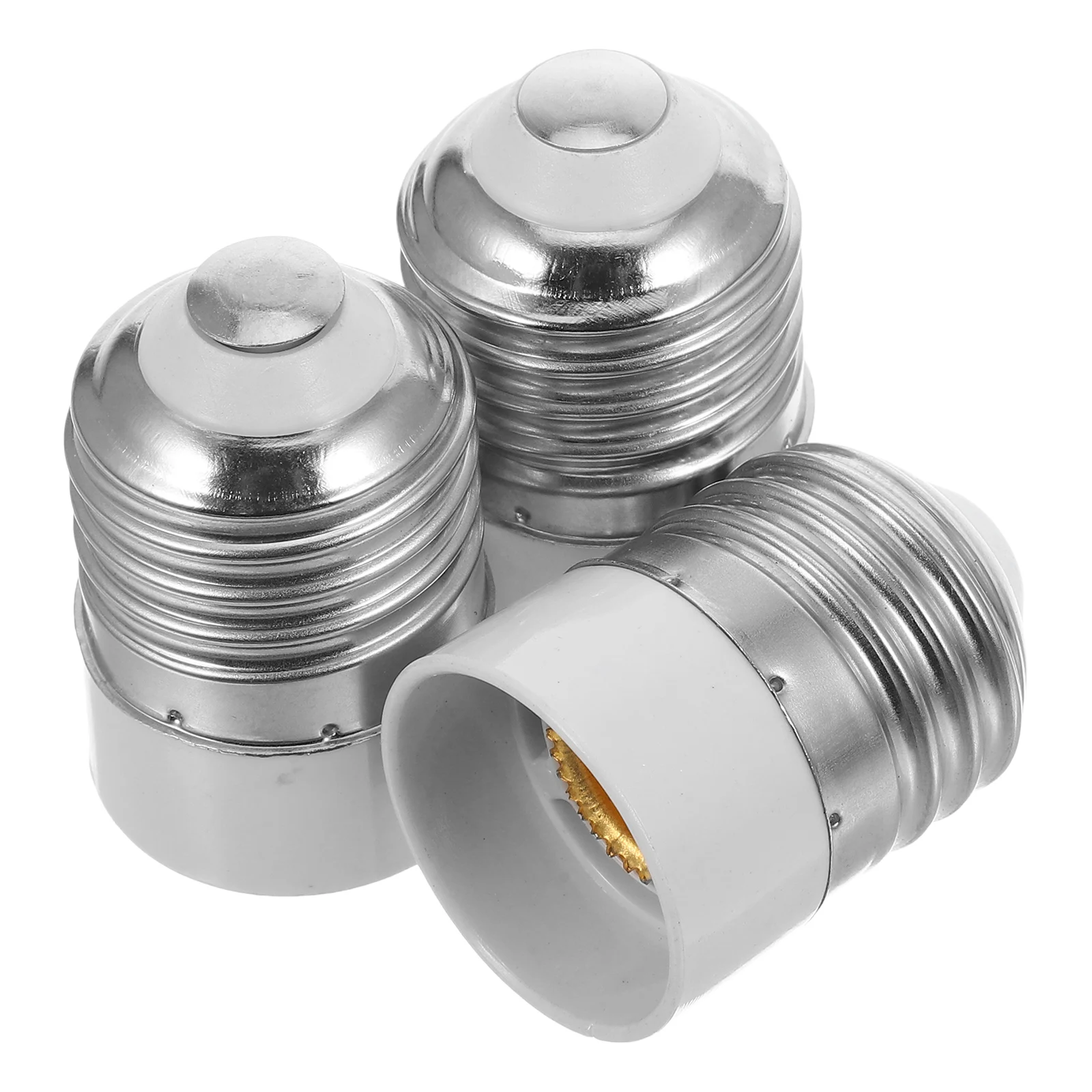 

3pcs E27 To E14 Light Bulb Socket Converter Screw Lamp Base Adapter Light Adapter Socket Indoor Lamp Socket Adapter Replacement