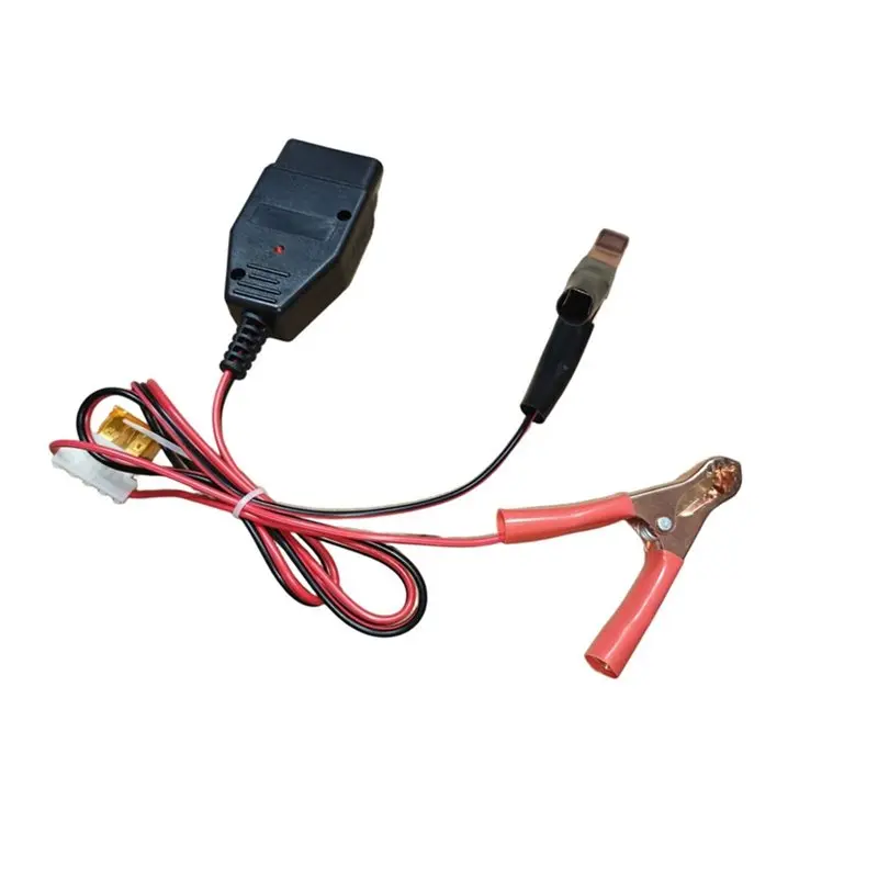 AT92-OBD2 Connector Adapter Tools For Car Battery Tester OBD 2 Power Supply Cable For Car Safety+Car Battery Clips