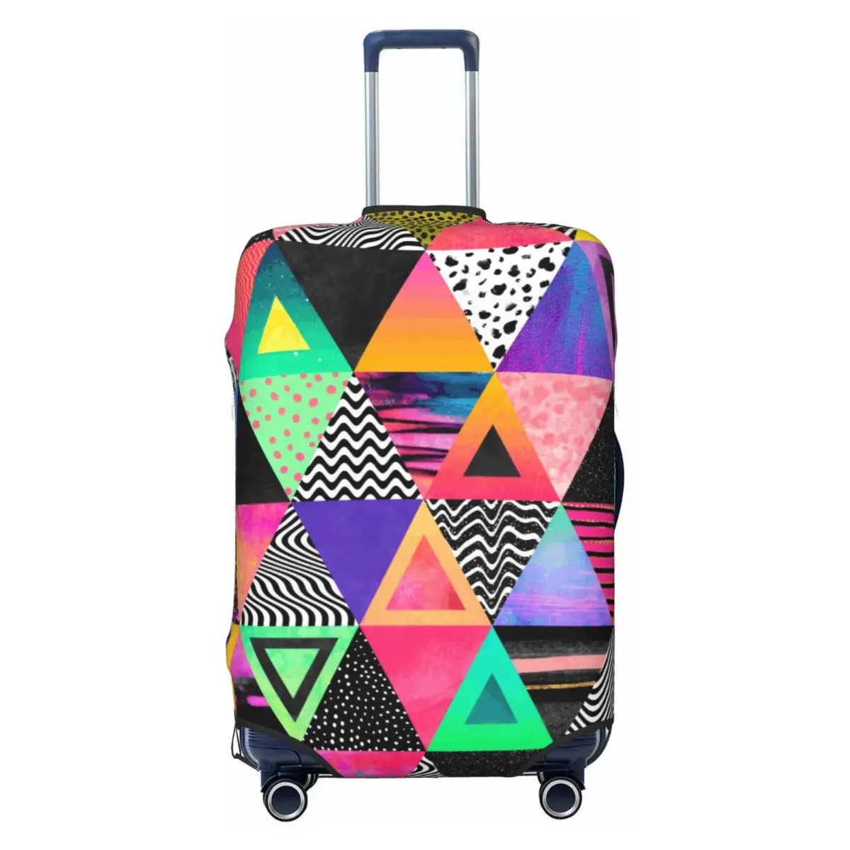 

Абстрактные геометрические линии, дорожный чехол для багажа, эластичный защитный чехол для чемодана, подходит для 18-32 дюймов