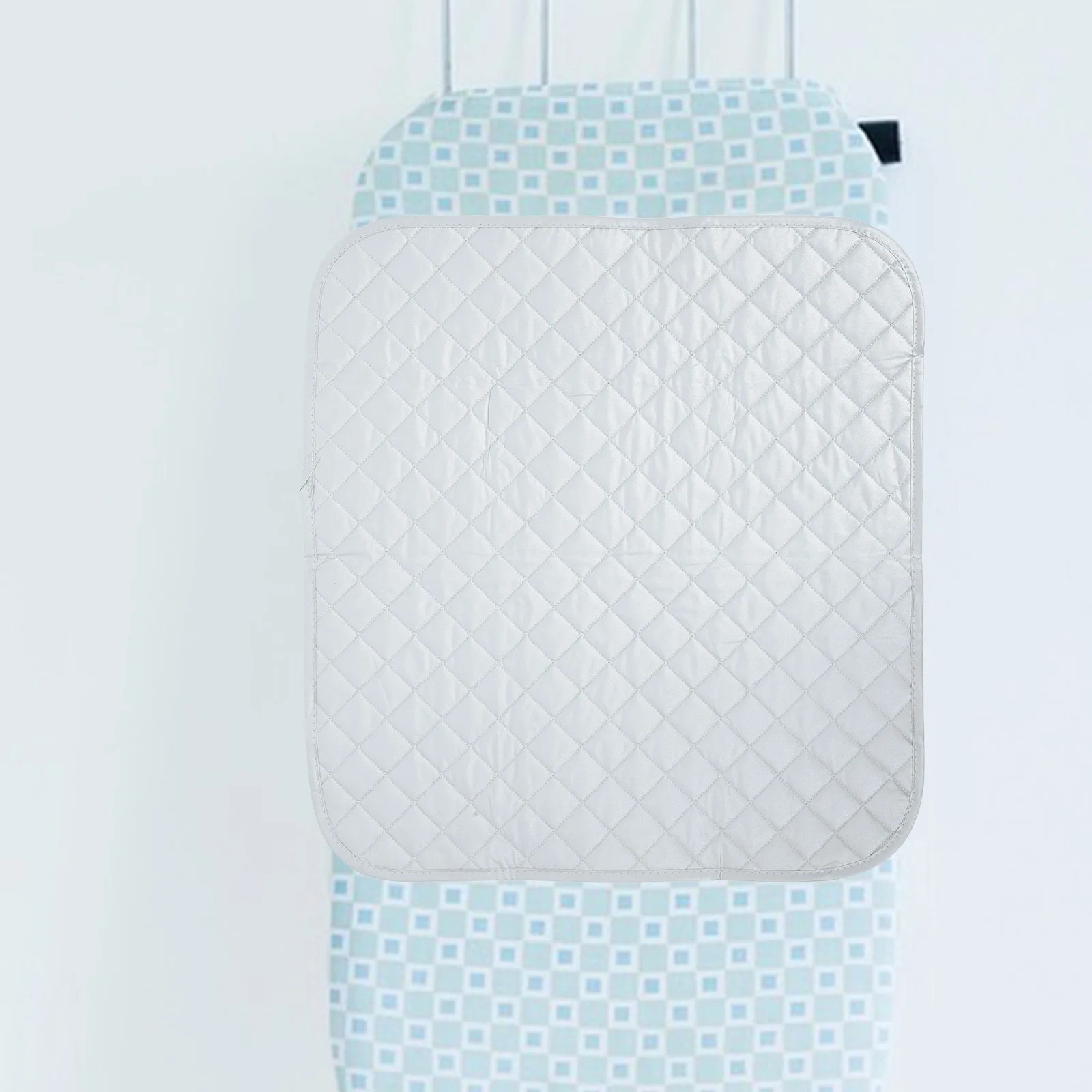 

59x55cm Ironing Mat Heat Resistant Pure Cotton Non Slip Portable Foldable Laundry Pad for Table Travel Use Ironing Board