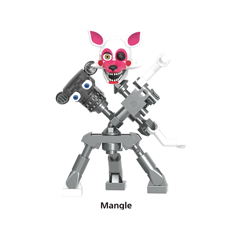 NIEUWE FNAF Nachten Game Figuurtjes Mini Figuurtjes Bouwstenen Skelet Thriller Speelgoed cadeau kinderspeelgoed mould king - afbeelding 1