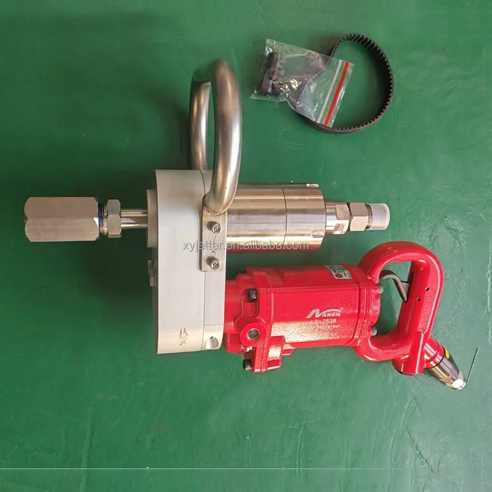 New Hot Selling Industrial Pneumatic Stainless Steel 1500bar Ultra High Pressure Water Jet Rotating Cleaning Gun Ready for Ship