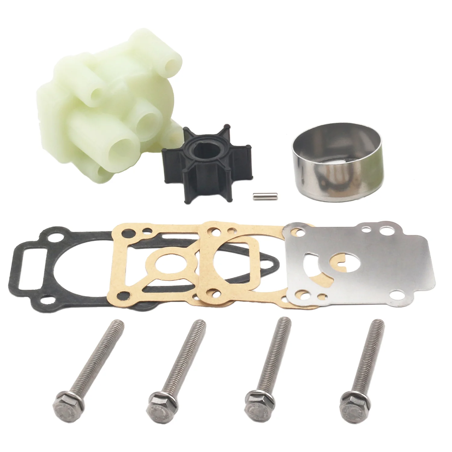 

47-803750A03 803748Q01 803748K01 Sea Water Pump Service Impeller Kit with housing for Mercury 8HP 9.9HP 10HP 4-Stroke Boat Motor