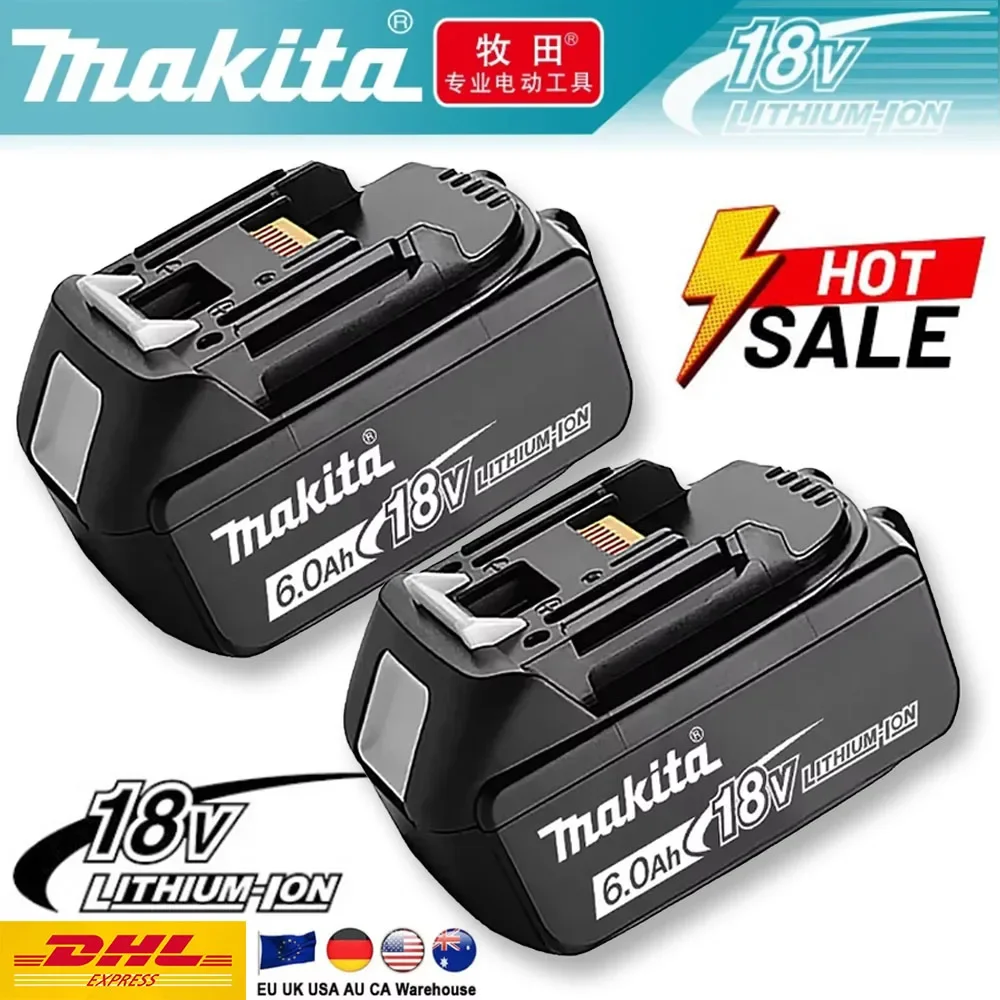 

Brand new 18V original genuine 6Ah Makita battery for MAKITA tool BL1830B BL1850B BL1850 BL1840 BL1860 BL1815 Tool DTW700