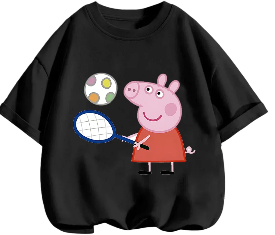 Street Fashion Kids Tee Cute Cartoon Graphic Summer Casual S