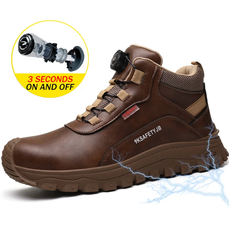 

Обувь для электрика Lynjacye с изоляцией средней трубки 6 кВ и пластиковыми носками, унисекс, противоударная обувь для защиты труда