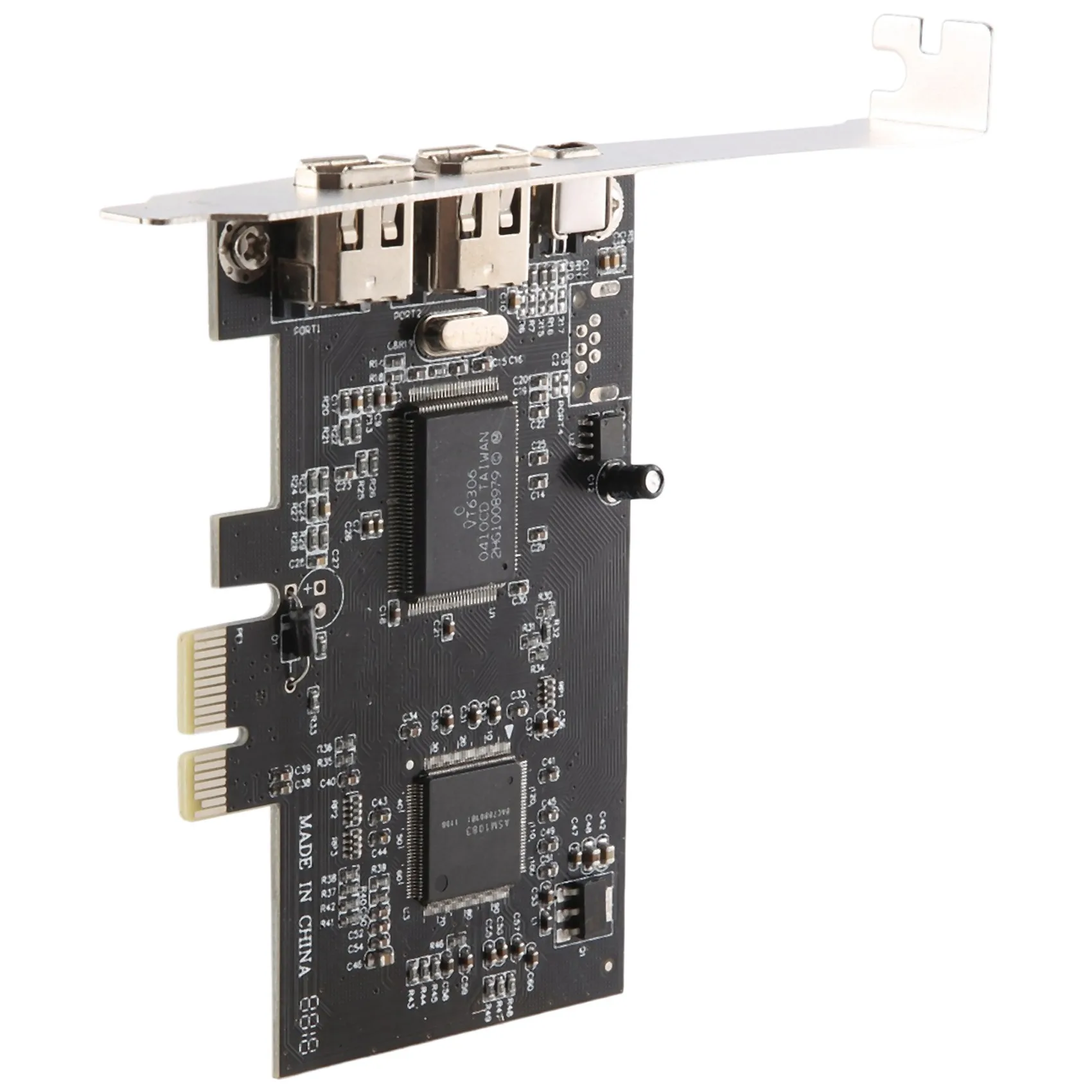 

A06K PCI-E PCI Express FireWire Card, IEEE 1394 Controller Card with Firewire Cable, for Video, Audio Transmission,Etc