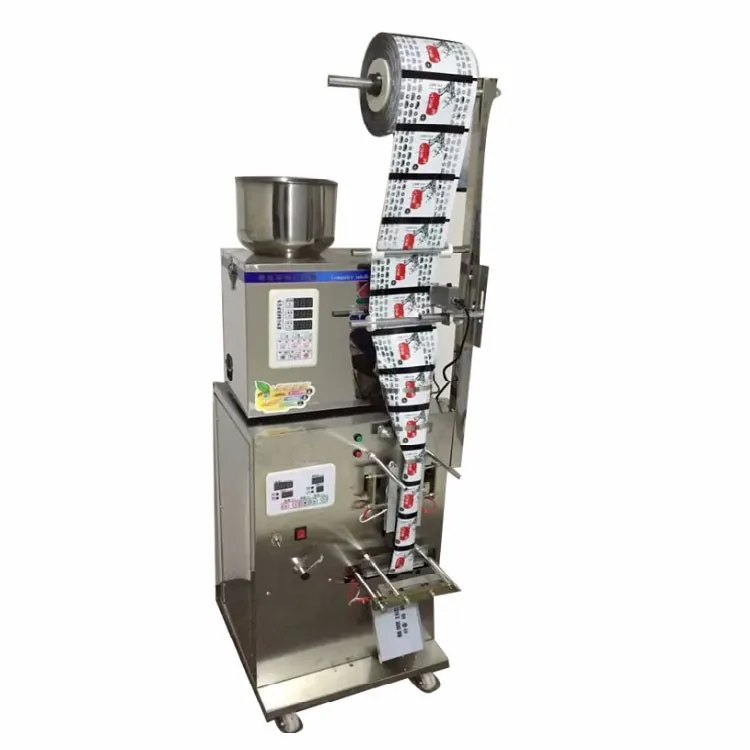 New Product SMFZ-70 Automatic Sachet Salt Filling Packing Sealing Machine Wood Machine for Specis Powder/nuts/grain/rice 2-200G
