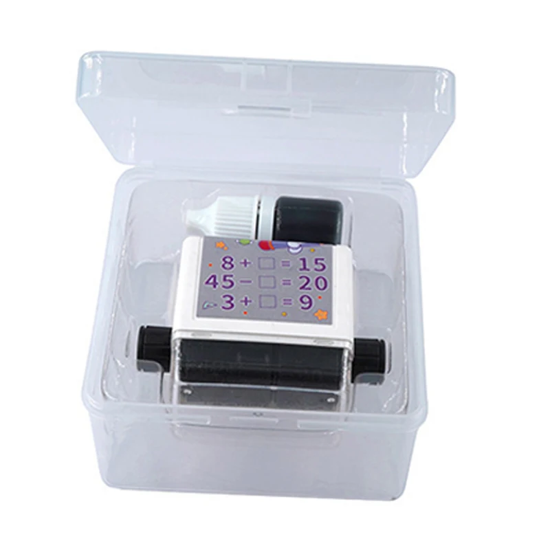 Teaching Stamp 2 In 1Fill In The Blank Roller Reusable Math Roller Stamp Design Digital Stamp Within 100 Math Practice