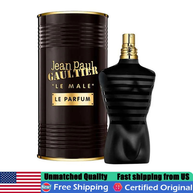 

Original French Perfume Jean Paul Gaultier Le Male Le Parfum Eau de Parfum Spray 4.2 Oz Premium Elegant Men's Oriental Woody EDP Pheromones Cologne 125ml Portable Long Lasting Sophisticated Fragrance for Office Business & Daily Commute