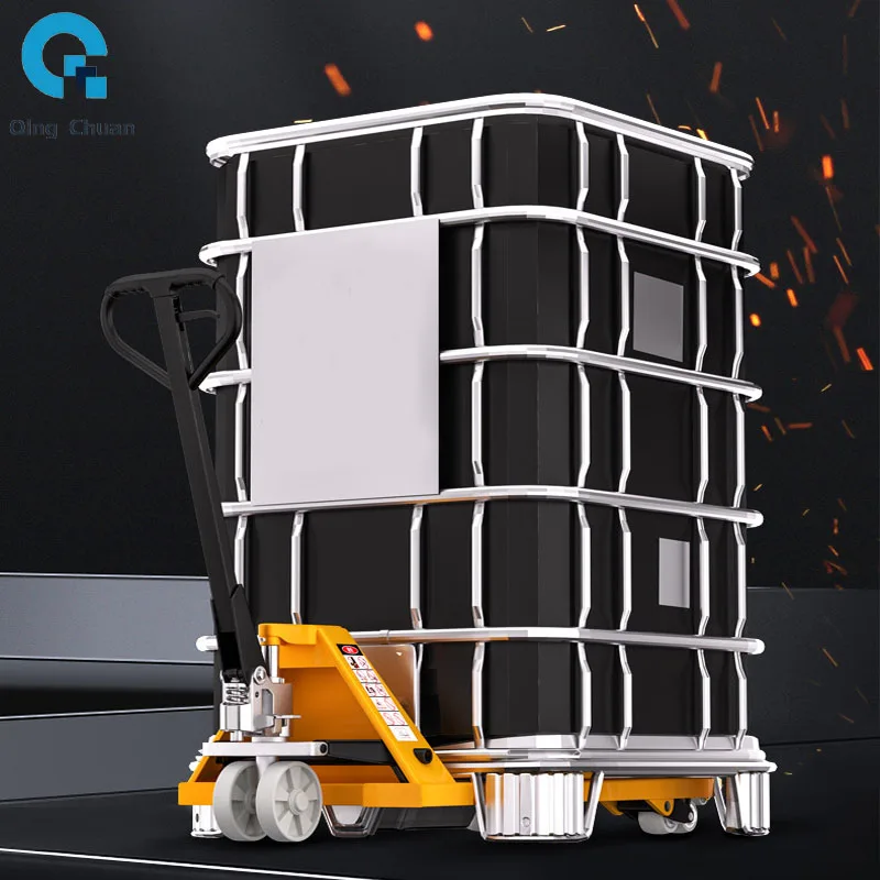 Carrello elevatore a forche manuale idraulico movimentazione carrello elevatore a pressione dell'olio carrello elevatore a spinta manuale
