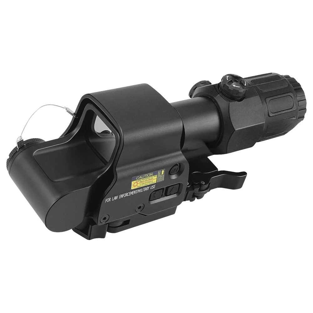 Imagem -02 - Holográfico Red Green Dot Sight Scope Outdoor Rifle Scope 3x Lupa Magnifier 558 Plus G33