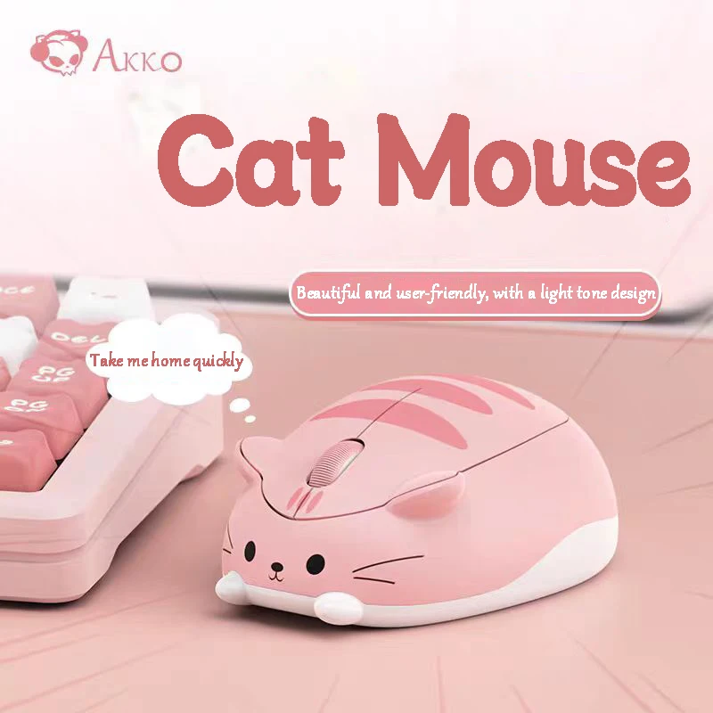 

Cute Cat 2.4G Wireless Mouse Creative kitten Designed Mause Ergonomic USB Optical 1200 DPI Mini Mice For PC Laptop Kid Gifts