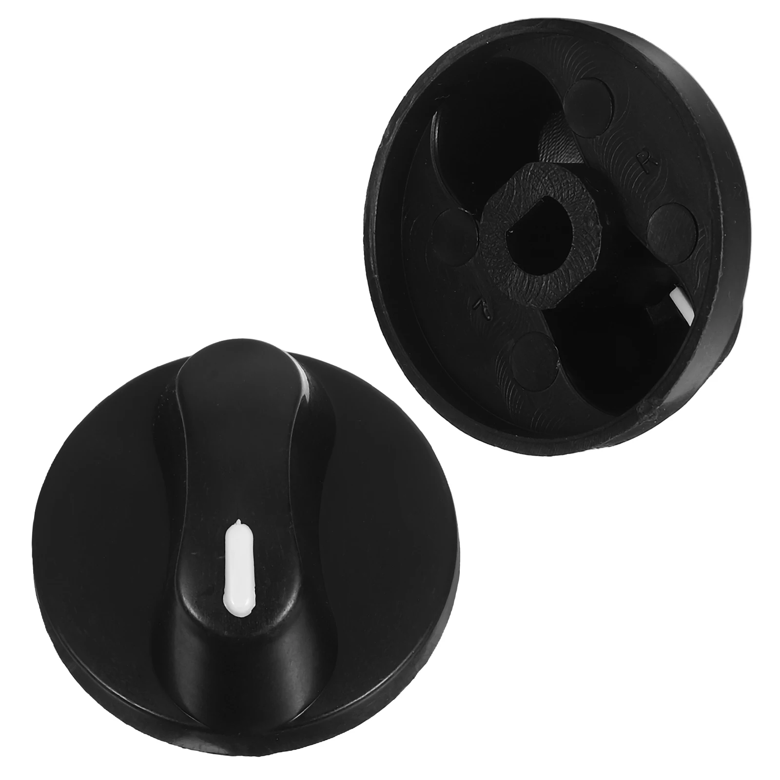 

2Pcs Gas Stove Switch Knob Cooker Control Button Replacement Universal Plastic Kitchen Appliance Parts Oven Knobs Range Tool