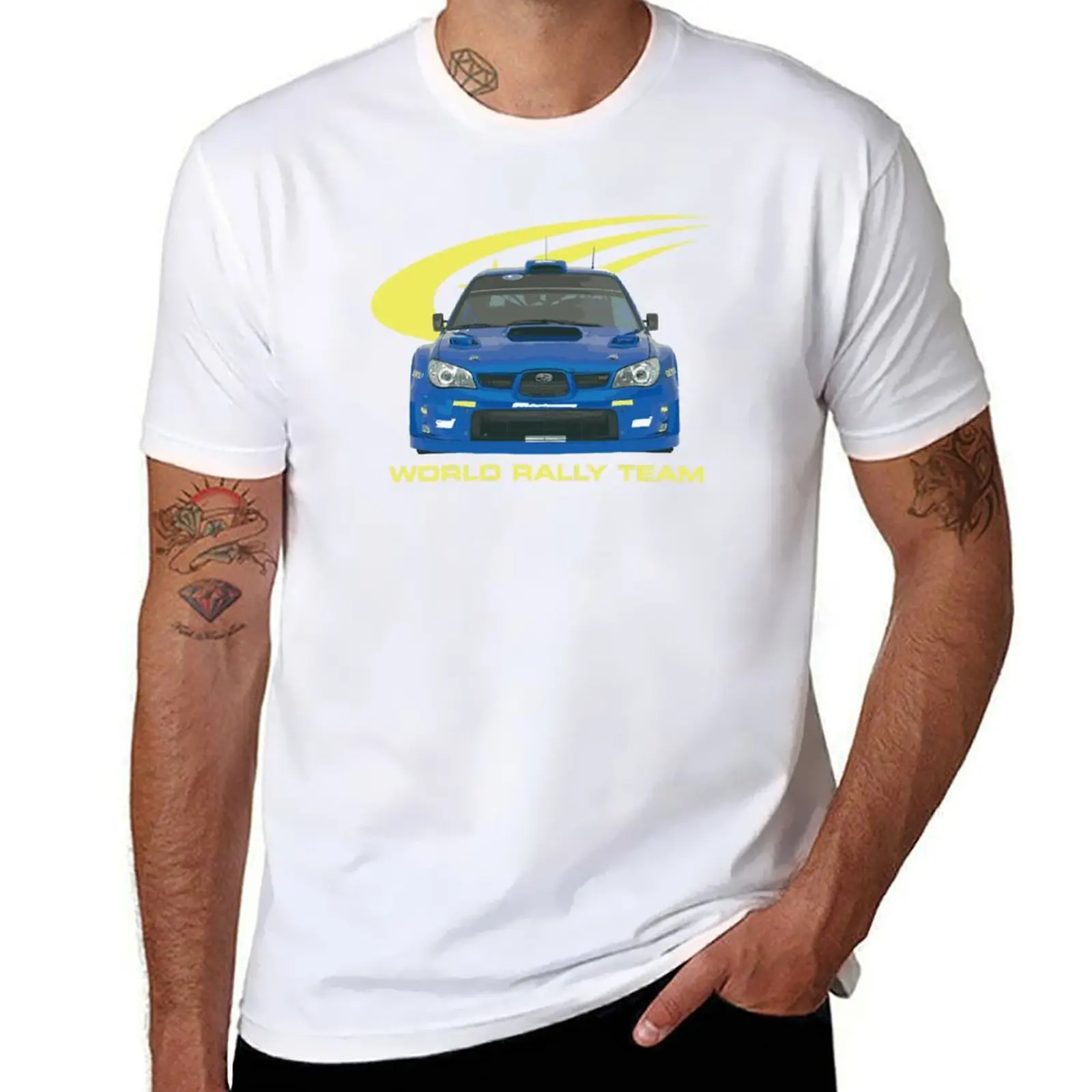 

WRC PETTER SOLBERG WORLD RALLY TEAM CAR 2007 T-Shirt t shirt man plain t shirt for man 100 percent cotton T-Shirt