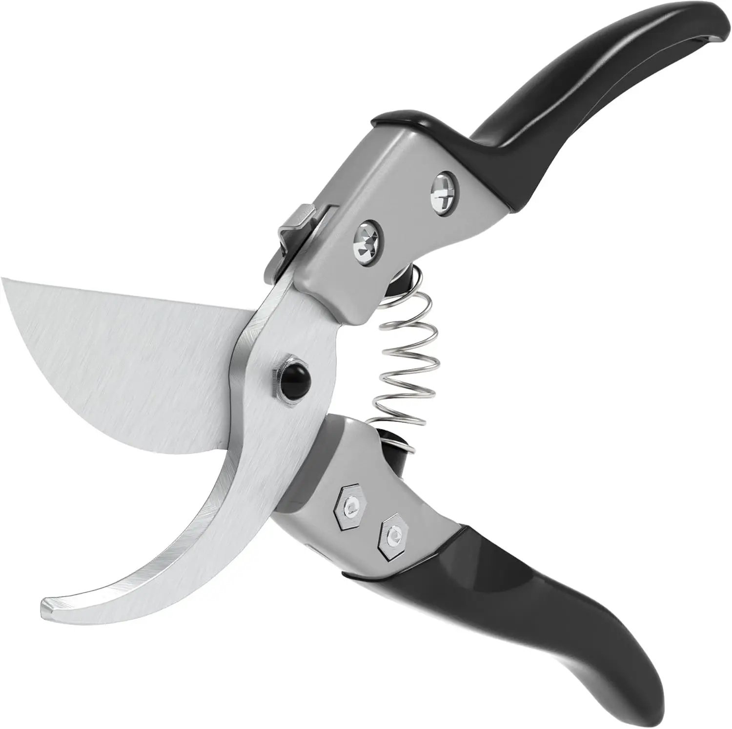 Podadoras manuales profesionales (pequeñas/medianas) - Tijeras de jardín ergonómicas antideslizantes, recortador de plantas de mano resistente