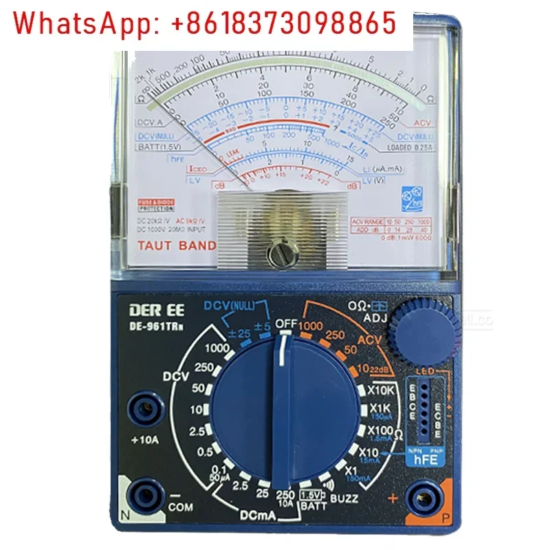 DE-961TRN Pointer Multimeter High Precision Anti-burn Pocket Automatic Range