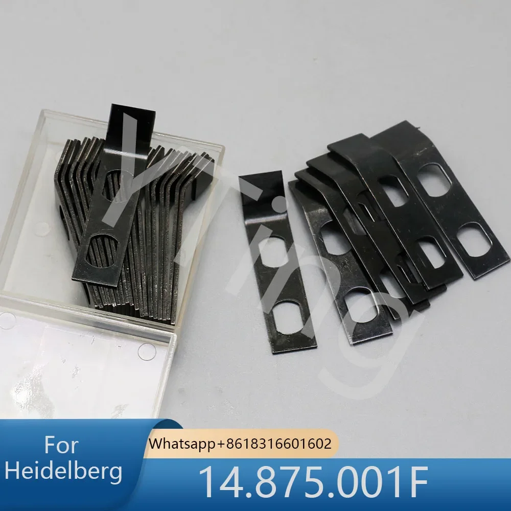 10 pieces 56x13x1mm 14.875.001F KS1404F Delivery Gripper Finger with Urethane for GTO and K Series