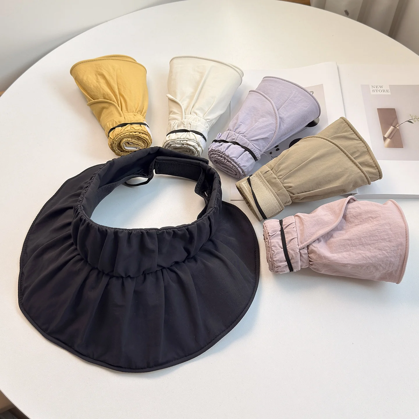 chapeu-coreano-sle-plissado-de-aba-grande-com-cobertura-facial-protecao-solar-emp-top-feminino-verao-ao-ar-livre-portatil-viagem-dobravel-su