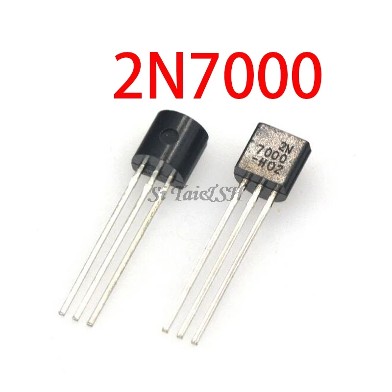 20PCS 2N7000 TO92 Small Signal MOSFET 200 mAmps, 60 Volts N-Channel TO-92 Original and new