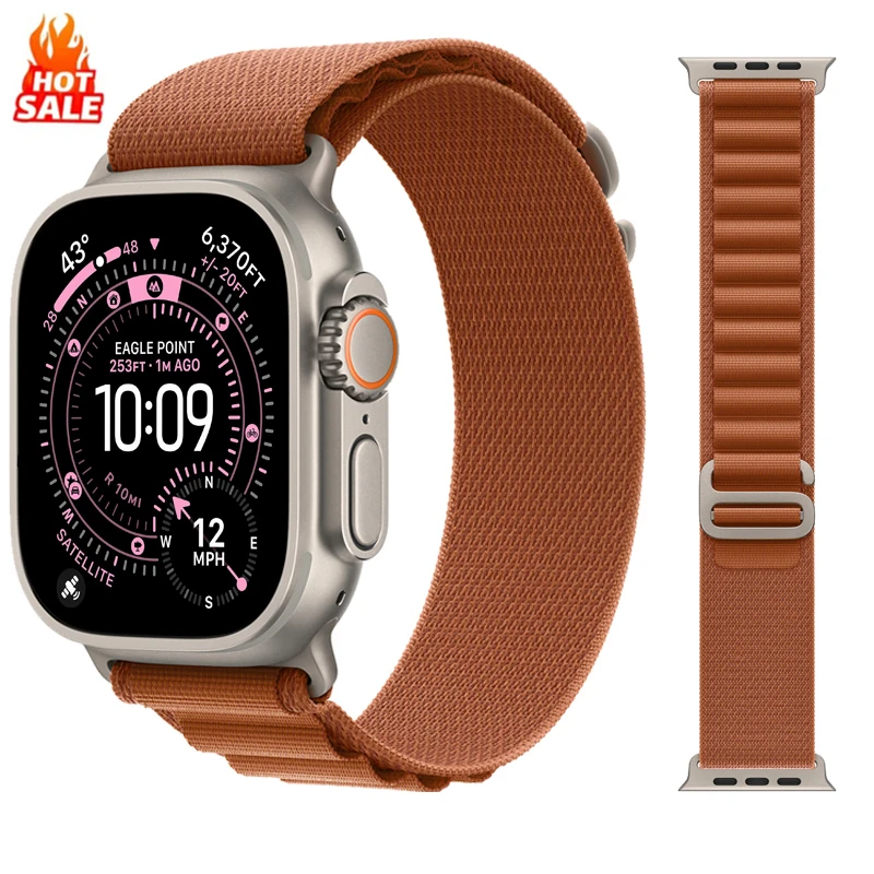 Neue Alpine Loop-Armbänder für Apple Watch Ultra3 2 49mm 44mm 40mm 41mm 42mm 46mm 45mm Correa iWatch Series 11 10 9 8 7 6 SE 3 – Detail 1