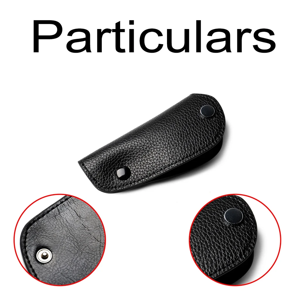 

Car Key Leather Case Key Ring Chain Protector Cover For BMW E36 E46 E39 E60 E61 E53 Auto Key Holder Accessory